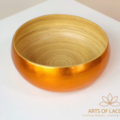 Bát Sơn Mài Mạ Vàng