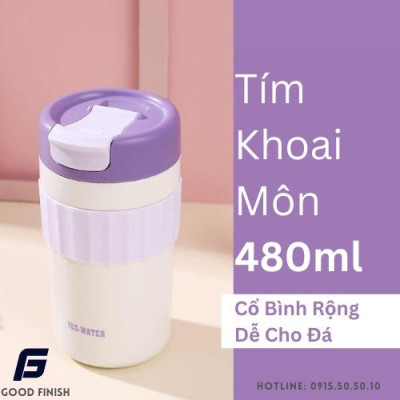 Bình/Cốc giữ nhiệt cao cấp FG Good Finish, inox 304, chống tràn, ly uống cafe, đựng nước, lạnh, nóng 6 - 8 tiếng