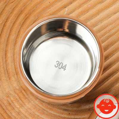 Bình Ủ Cháo DEAR LITTLE BEAR Kèm Muỗng, Túi Xách, Nhựa Không BPA, Inox 304 An Toàn - HÀNG CHÍNH HÃNG MINIIN