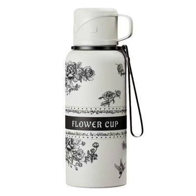 Bình Giữ Nhiệt Inox 800ml, Nắp Làm Cốc Uống Nước, Lưới Lọc Trà Cao Cấp - HÀNG CHÍNH HÃNG MINIIN