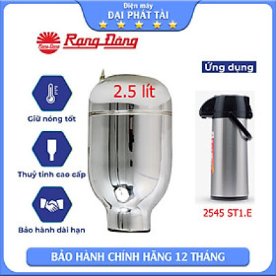 Ruột phích nước nóng Rạng Đông 2.5L model RF-2545 thay cho dòng phích 2545 ST1.E- HÀNG CHÍNH HÃNG