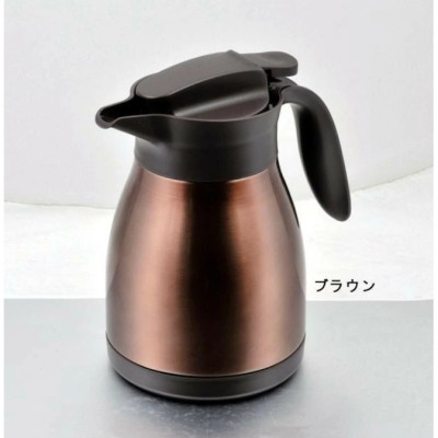 Bình nước giữ nhiệt Pearl Metal Table, thân bằng thép không gỉ, bên ngoài sơn phủ tĩnh điện - Hàng nội địa Nhật Bản