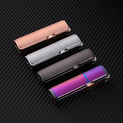 Vỏ Hột Quẹt Bật Lửa Khò 3 Tia Jobon ZB-307 Khóa Ngang Xoay Cực Đẹp Thiết Kế Hiện Đại Nhỏ Gọn Tiện Lợi Lửa Khò Mạnh Mẽ - Dùng Gas Đá