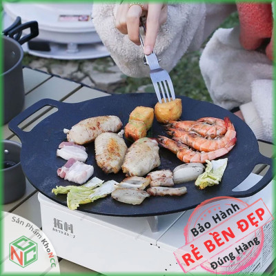 (Quá Đã) Chảo Nướng Cạn Đáy Cỡ Lớn KhoNCC Hàng Chính Hãng - Chiên Xào Nướng BBQ Làm Nóng Bữa Tiệc Của Bạn - NLM-CND34