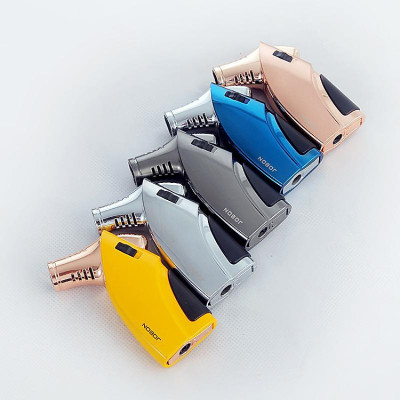 Vỏ Hột Quẹt Bật Lửa Jobon ZB-692 Khò 3 Tia Cực Mạnh Thiết Kế Độc Lạ Sang Trọng Dùng Gas