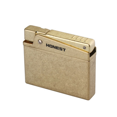 Vỏ Hột Quẹt Bật Lửa Gas Đá Honest BCZ-4004 Thiết Kế Nhỏ Gọn Sang Trọng Nhiều Hình - Dùng Gas Đá Cao Cấp