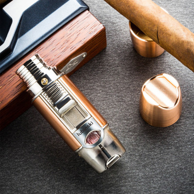 Vỏ Hột Quẹt Bật Lửa Khò Gas 1 Tia Cực Mạnh Lubinski YJA -10022 Thiết Kế Đẹp Độc Lạ Đa Năng - Giao Màu Ngẫu Nhiên