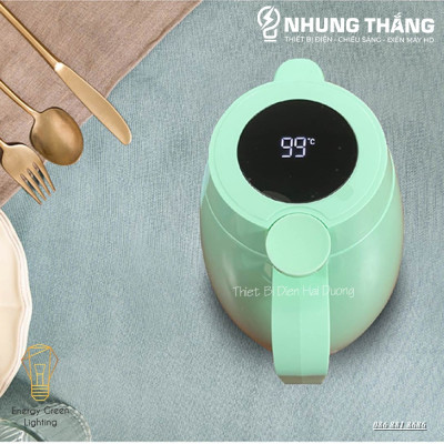 Phích Giữ Nhiệt Rạng Đông 1045N3.E - Dung Tích 1L - Hiển Thị Nhiệt Độ Thông Minh - Màu Random - Có Video
