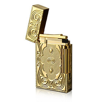 Vỏ Hột Quẹt Bật Lửa Upon Gas Đá D60V Họa Tiết Hoa Văn Đẹp Độc Lạ - Dùng Gas Đá Cao Cấp