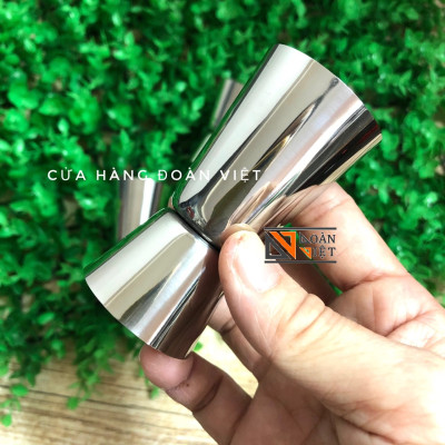 Ly Định Lượng Inox 2 Đầu - Combo 3 ly (20/30 - 20/40- 25/50 c.c). Dụng cụ pha chế dùng định lượng pha Cocktail