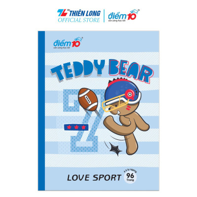 Bộ 5 Tập học sinh 96 trang 4 ô ly ngang 60 gsm Điểm 10 TP-NB072 (hình ngẫu nhiên)