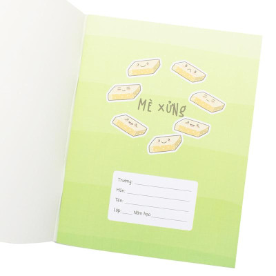 Tập Học Sinh Bánh Việt - Miền Nam - 4 Ô Ly - 96 Trang 80gsm - The Sun 05 - Mè Xửng