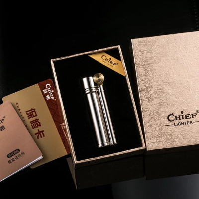 Vỏ Hột Quẹt Bật Lửa Xăng Đá Chief CF 016 Đẹp Độc Lạ - Dùng Xăng Bấc Đá Cao Cấp