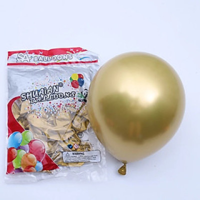 10 quả Bóng Bay Siêu Nhũ 6" - cực kì chất lượng