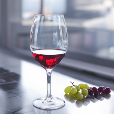 Bộ 6 ly thủy tinh pha lê glass uống vang 350 ml