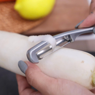 Dụng Cụ Nạo Củ Quả Seka Lưỡi Thép Phủ Niken Không Gỉ Cán Chống Trơn Trượt Siêu Bền Đẹp Siêu Sắc Bén