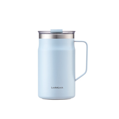 Ly giữ nhiệt LocknLock Metro Table Mug 600ml LHC4282, Hàng chính hãng, nắp xoay, quai cầm tiện lợi - JoyMall