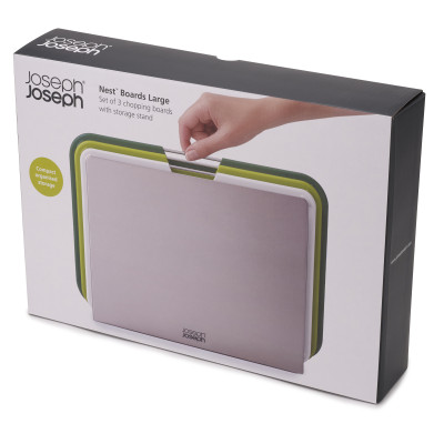 Bộ Thớt Cao Cấp 3 Cái Joseph Joseph 601640 - Nest Boards 3-piece Chopping Board Set