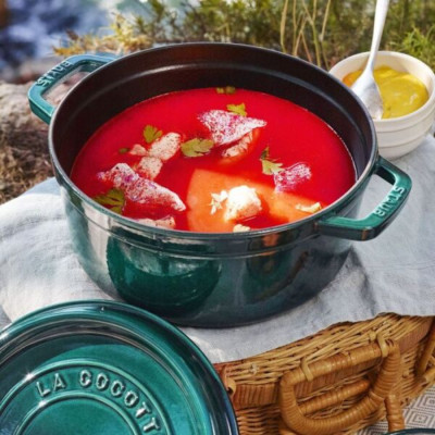 Nồi Tròn STAUB Màu Xanh Ngọc - 26cm