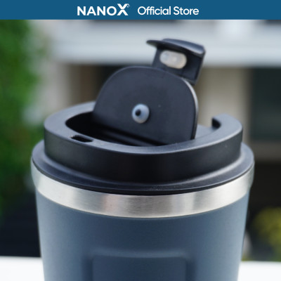 Bình Giữ Nhiệt Cao Cấp NanoX, Ly Giữ Nhiệt Cà Phê Giữ Nhiệt Nóng Lạnh Không Đổ Mồ Hôi Inox 304 - dung tích 500ml