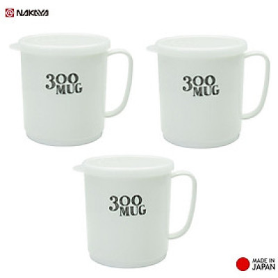 Combo 03 Cốc nhựa uống nước nắp mềm Nakaya - Made in Japan