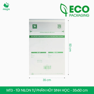 MT3 - 50x35 cm - 100 Túi nilon (tự phân hủy sinh học) đóng hàng