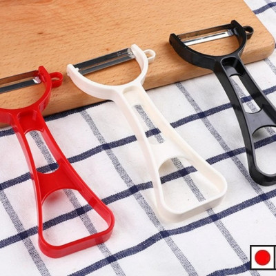 Nạo củ quả Echo, lưỡi bằng thép không gỉ, sắc bén và xoay nghiêng rất tiện dụng - nội địa Nhật Bản 