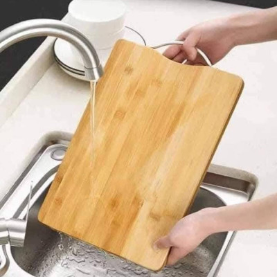 Thớt trúc kháng khuẩn siêu dày có móc treo - Thớt gỗ