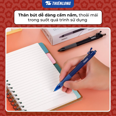 Combo 5/10/20 Bút gel Hoshi Thiên Long GEL-047/HS - Công nghệ Nhật Bản