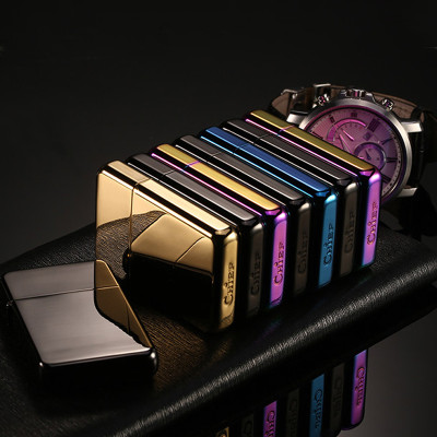Vỏ Hột Quẹt Bật Lửa Xăng Đá Chief CF-003 Thiết Kế Mang Đậm Phong Cách Châu Âu Cao Cấp Đẹp Độc Lạ - Dùng Xăng Bấc Đá