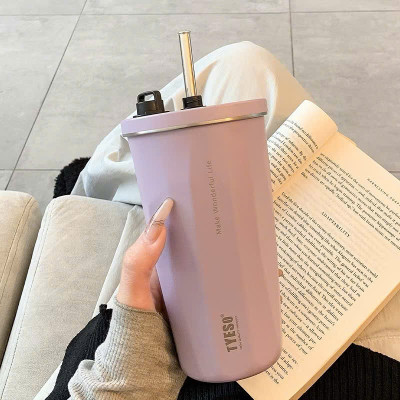 Cốc ly giữ nhiệt TYESO TS-8848A 600ml  bằng thép không gỉ 304  Chống tràn & Giữ nhiệt 12 tiếng