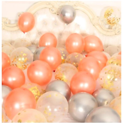 ( Bịch 30 bóng) Set bóng siêu nhũ + bóng trong kim tuyến) phụ kiện trang trí sinh nhật, tiệc tùng,...