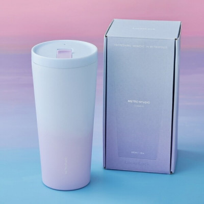 Ly giữ nhiệt LocknLock 540ml LHC4279VOL, LHC4279NBLK - Hàng chính hãng, Thép không gỉ SUS304, đế silicone - JoyMall