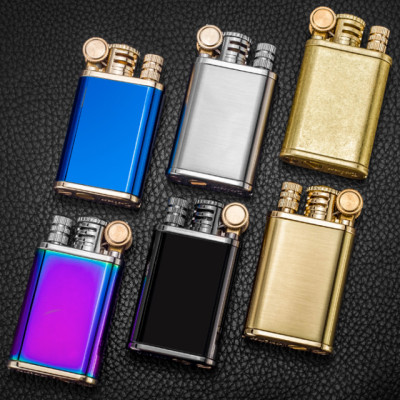 Vỏ Hột Quẹt Bật Lửa Xăng Chief CF210 Thiết Kế Đẹp Độc Lạ 2 Trong 1 - Dùng Xăng Bấc Đá Cao Cấp