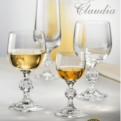 Bộ 6 ly thủy tinh pha lê cường lực uống rượu vang 340 ml