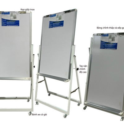 Bảng Flipchart từ trắng viết bút lông BAVICO 80x120cm