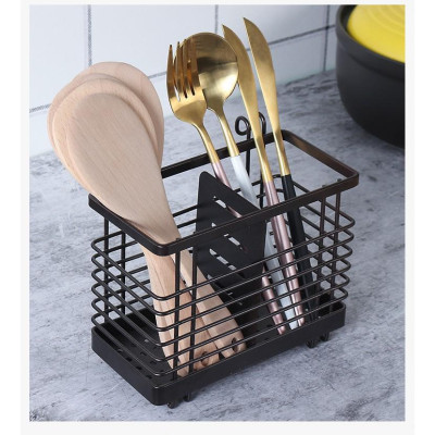 Ống cắm đũa 2 ngăn sắt sơn tĩnh điện 