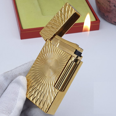 Vỏ Hột Quẹt Bật Lửa Upon Gas Đá D39V Họa Tiết Khắc Hoa Văn Đẹp Độc Lạ - Dùng Gas Đá Cao Cấp