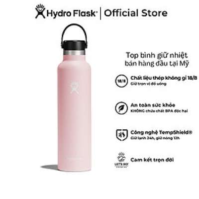 Bình giữ nhiệt Hydro Flask 24 OZ Standard Flex Cap có nắp xoay - Hàng chính hãng(Season 2024)