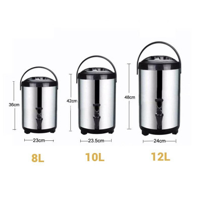 Bình Ủ Trà  Giữ Nhiệt Inox 304 Có Vòi Bấm Nước- Dung Tích 8-12 L - Hàng Loại 1- Chính Hãng MINIIN