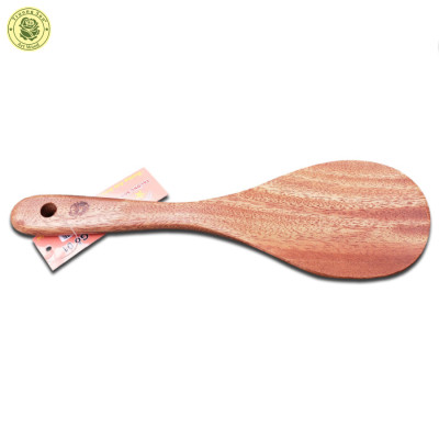 Vá Xới Cơm Gỗ Xà Cừ Cỡ Nhỏ - Vá Gỗ S1 - Đồ Gỗ Nhà Bếp Thương Hiệu Trường Sơn