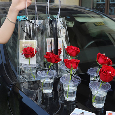 Túi Nhựa Trong Suốt Đựng Ly Giữ Nhiệt/Bình Giữ Nhiệt Tiện Lợi - Chính Hãng