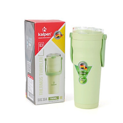 Cốc giữ nhiệt Inox 304 Kalpen E3 dung tích 700ml chuẩn Đức - Xanh lá, Xanh Ngọc