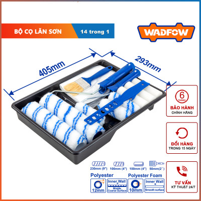 BỘ KHAY, CỌ, CON LĂN SƠN 14 TRONG 1 WCB3H13 WADFOW - HÀNG CHÍNH HÃNG