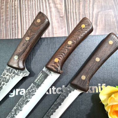 BỘ 3 DAO BẾP THÁI, LỌC MÃ QR1 TR8