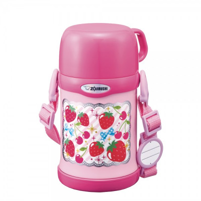 Bình giữ nhiệt cho bé Zojirushi SC-ZT45-PZ 450ml (Màu Hồng), kèm cốc và ống hút, hàng chính hãng