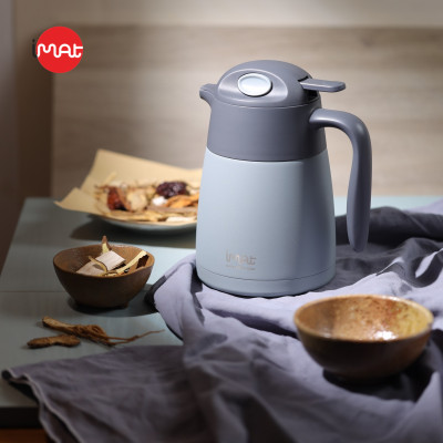 Bình ủ nhiệt iMat có phin lọc 1200ml / 1500ml / 2000ml ruột bình, phin lọc Inox 304, nắp tay cầm nhựa ABS cao cấp