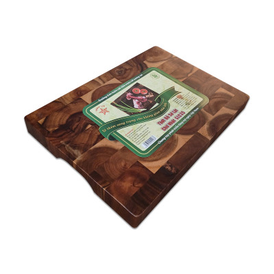 Thớt Chặt Hình Chữ Nhật SLC35 Gỗ Tràm Sớ Lật Sang Trọng  - Đồ Gia Dụng Gỗ Nhà Bếp Thương Hiệu Trường Sơn