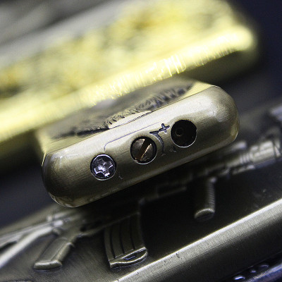 Hột Quẹt Bật Lửa Gas XF-612 Siêu Mỏng Nhẹ Hoạt Tiết Sói, Đại Bàng Dũng Mãnh-Giao Hình Ngẫu Nhiên