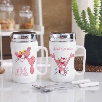 Ly Sứ Uống Nước Giữ Nhiệt Có Nắp Tráng Gương Cao Cấp, Cốc Giữ Nhiệt Họa Tiết Đáng Yêu Cho Bé - Chính hãng MINIIN (Giao mẫu ngẫu nhiên)